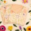 Komplet 3 kuhinjskih krp –Roza nežne cvetice na beli 🌸✨