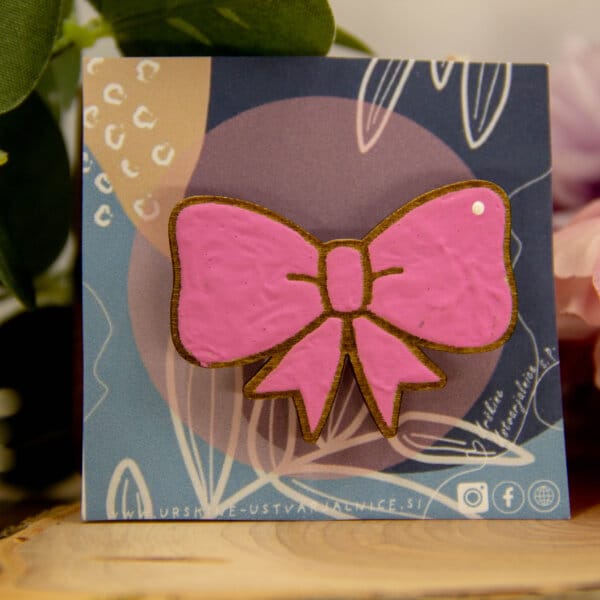 Broška - MAŠNA - roza