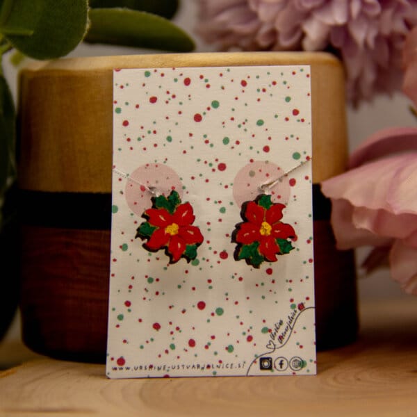 CLIP uhani - BOŽIČNA ZVEZDA