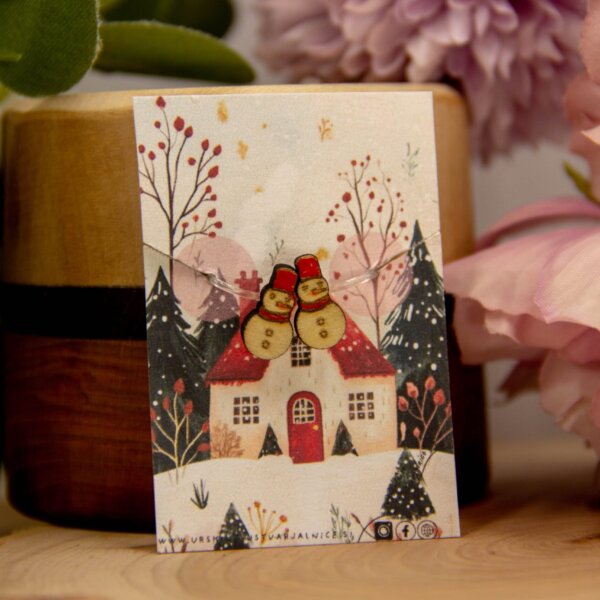 CLIP uhani - SNEŽAKI