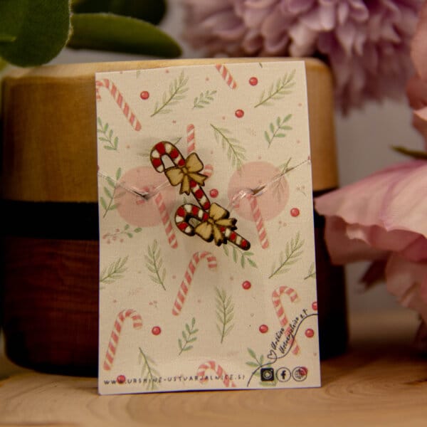 CLIP uhani - SLADKORNE PALČKE