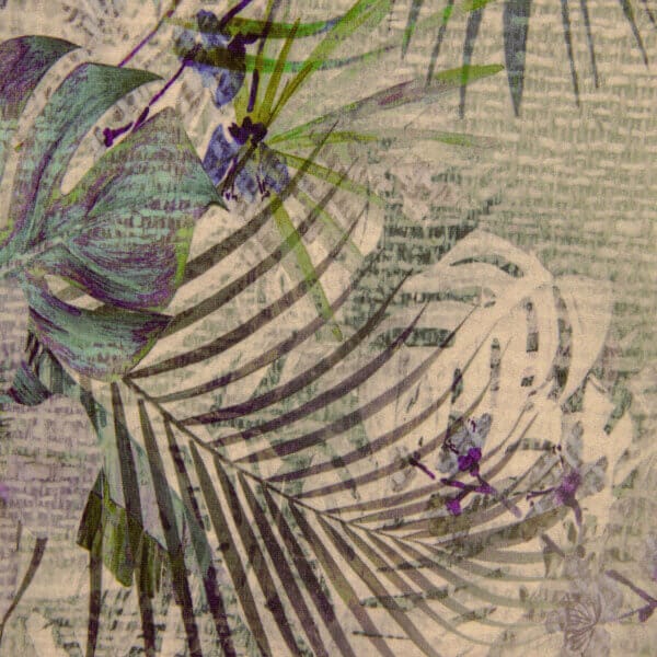 ženski vzorec - tropski zelena