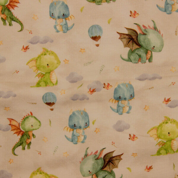 otroški vzorec - zmaji *PREMIUM