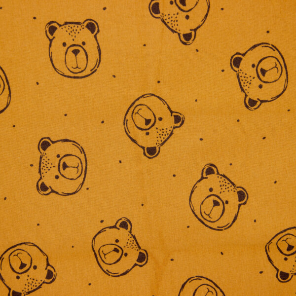 otroški vzorec - medvedki modra