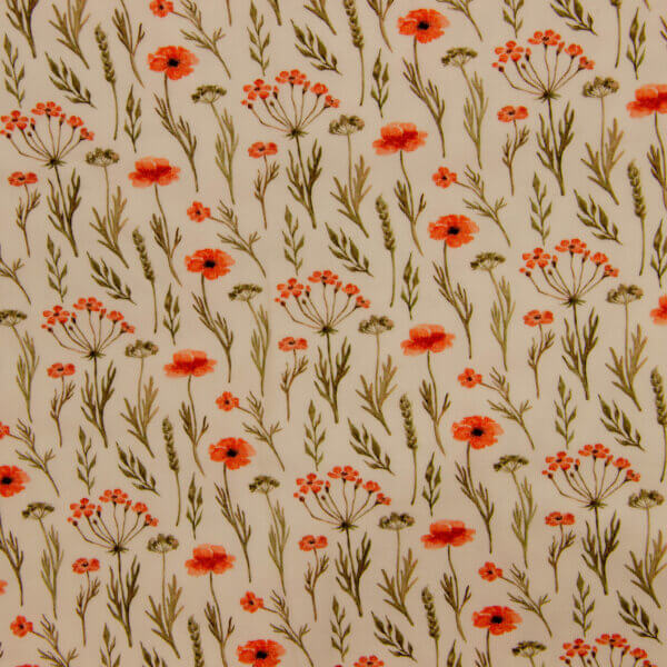 cvetlični vzorec - mak