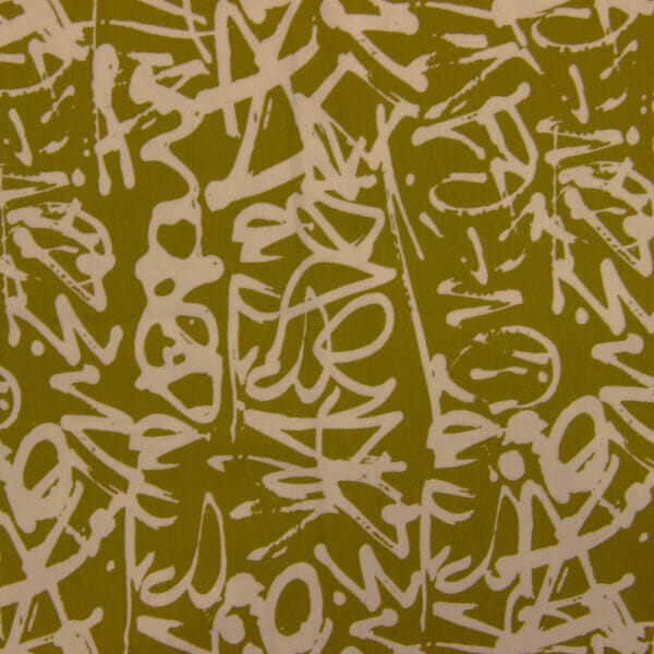 vzorec - grafiti na zeleni